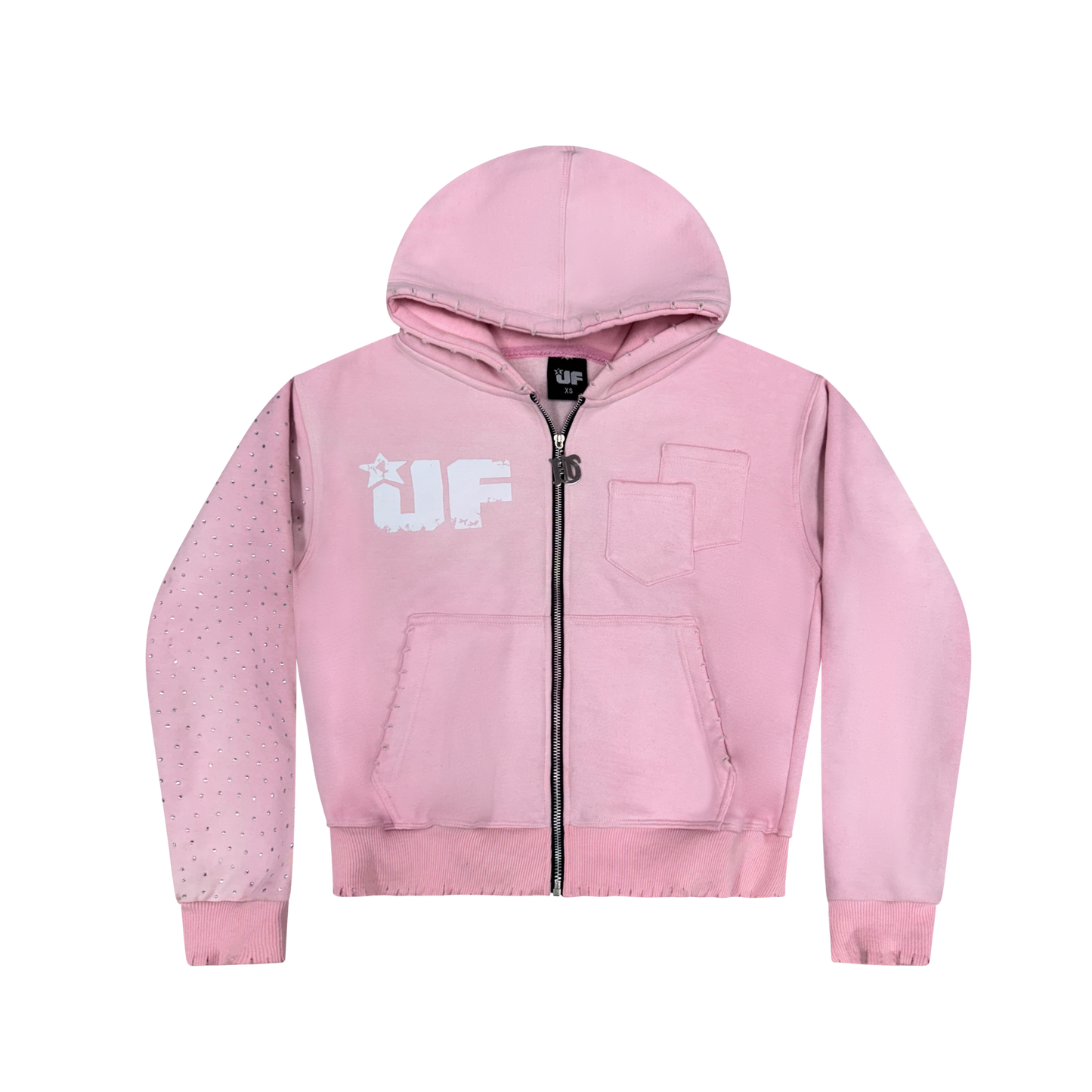 UNFAIR PINK ZIP - UP JACKET